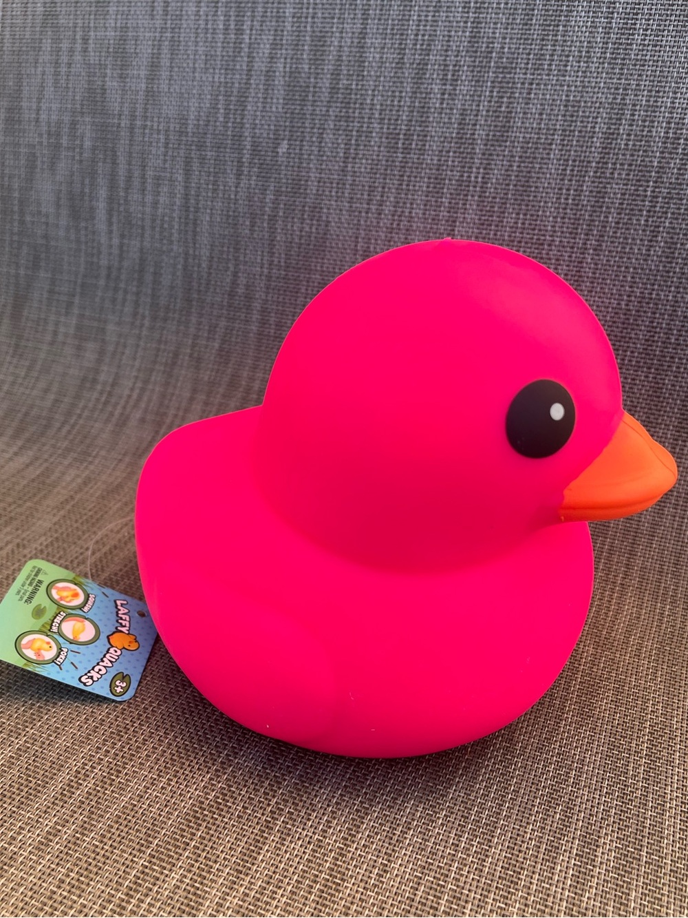Sunny Days Entertainment Toymendous Laffy Quacks Jumbo Hot Pink Squishy Duck
